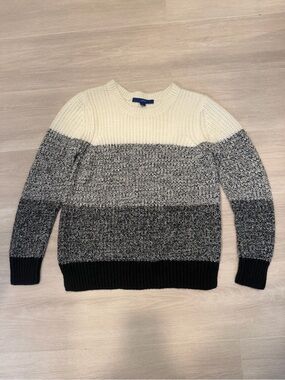 Apt. 9 Women's Crewneck Colorblock Sweater - Ivory, Gray & Black